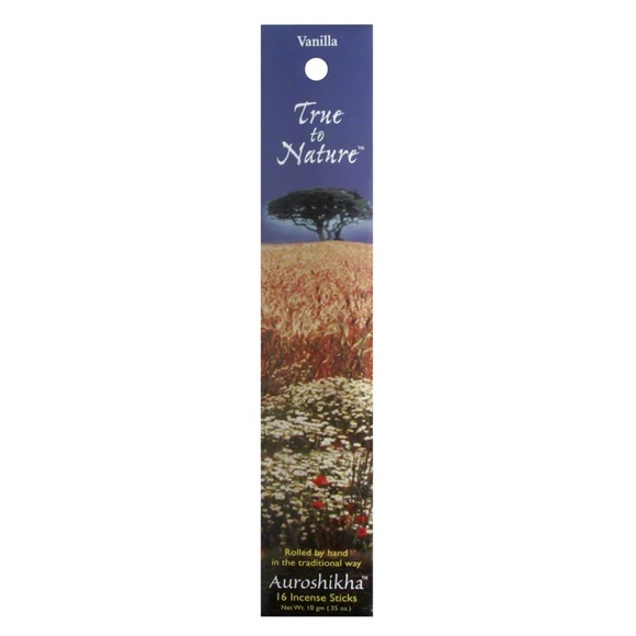 Two True to Nature Auroshikha Incense Sticks Vanilla 10 Grams - Picture 1 of 1